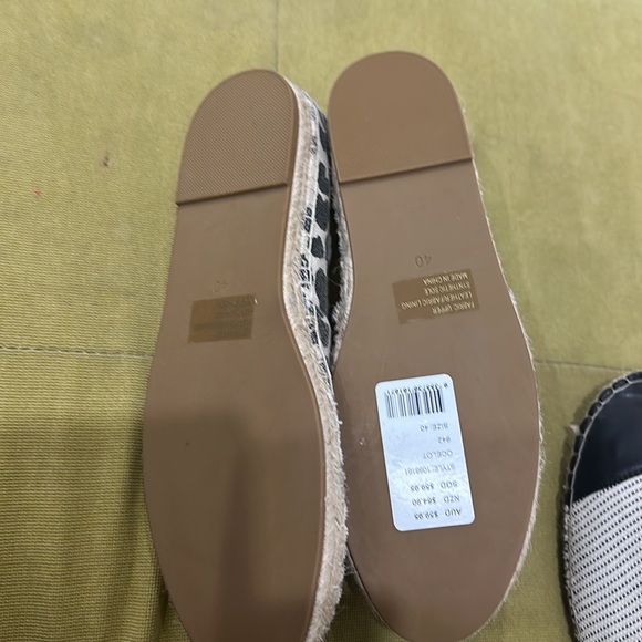 New Seed slip on flats ocelot size 8-9 - Picture 2 of 4